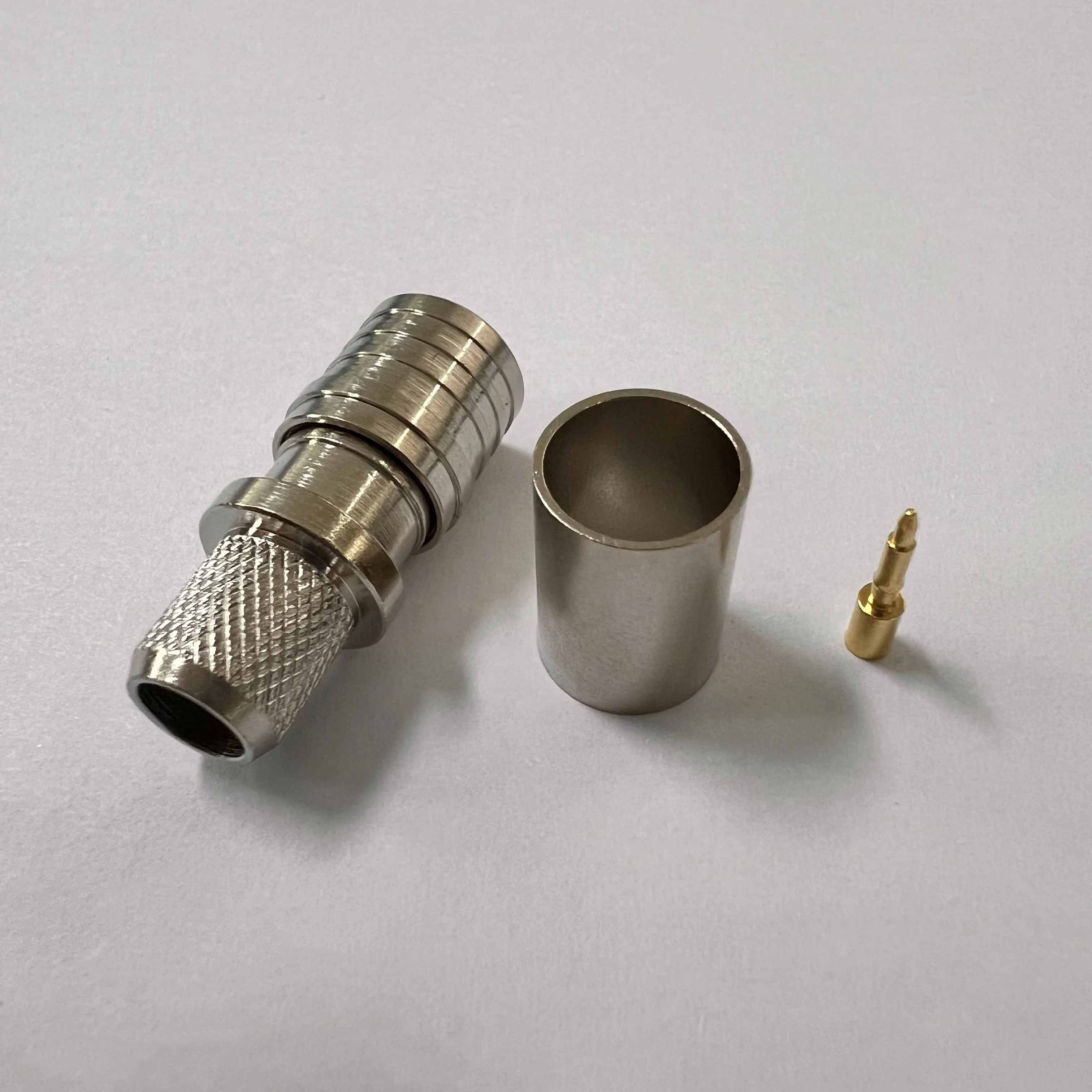 product factory cheap price qma c j5d coaxial connector rf qma male connector for 5d fb-2