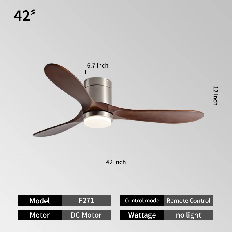 product wholesale 52 inch 3cct ceiling fans with lights quiet high cfm remote control fan light dc reversible 3 abs blades reversible-4