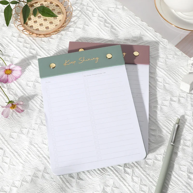 Leading Manufacturer's Customized Logo Printed Loose Leaf Refillable To-Do List Memo Pads Sticky Notes and Gift Note Pads