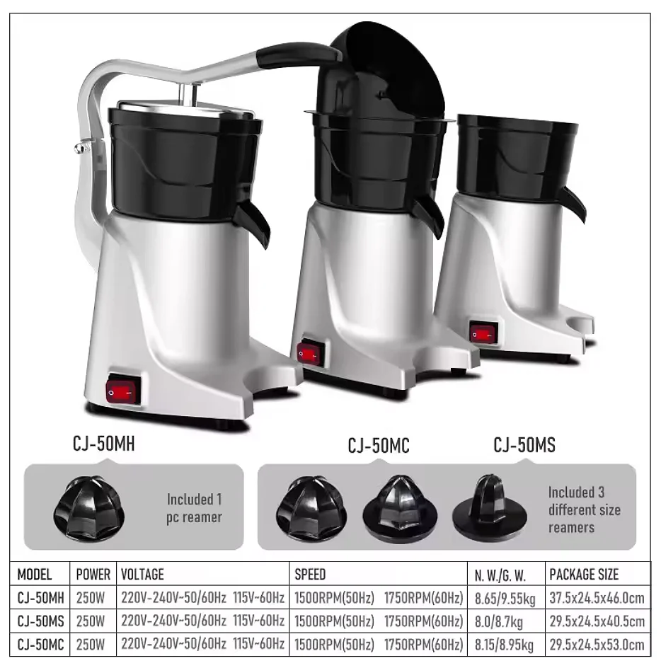 ASAKI Professional Orange Juice Machine Commercial Juicer Citrus Juicer