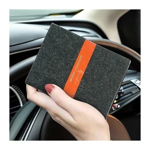 Small Batch Customized SURVAN Thread Sewn Notebooks Mini A4 B5 A5 A6 Journal Softcover PU Leather Felt Fabric Eco Friendly Seeds