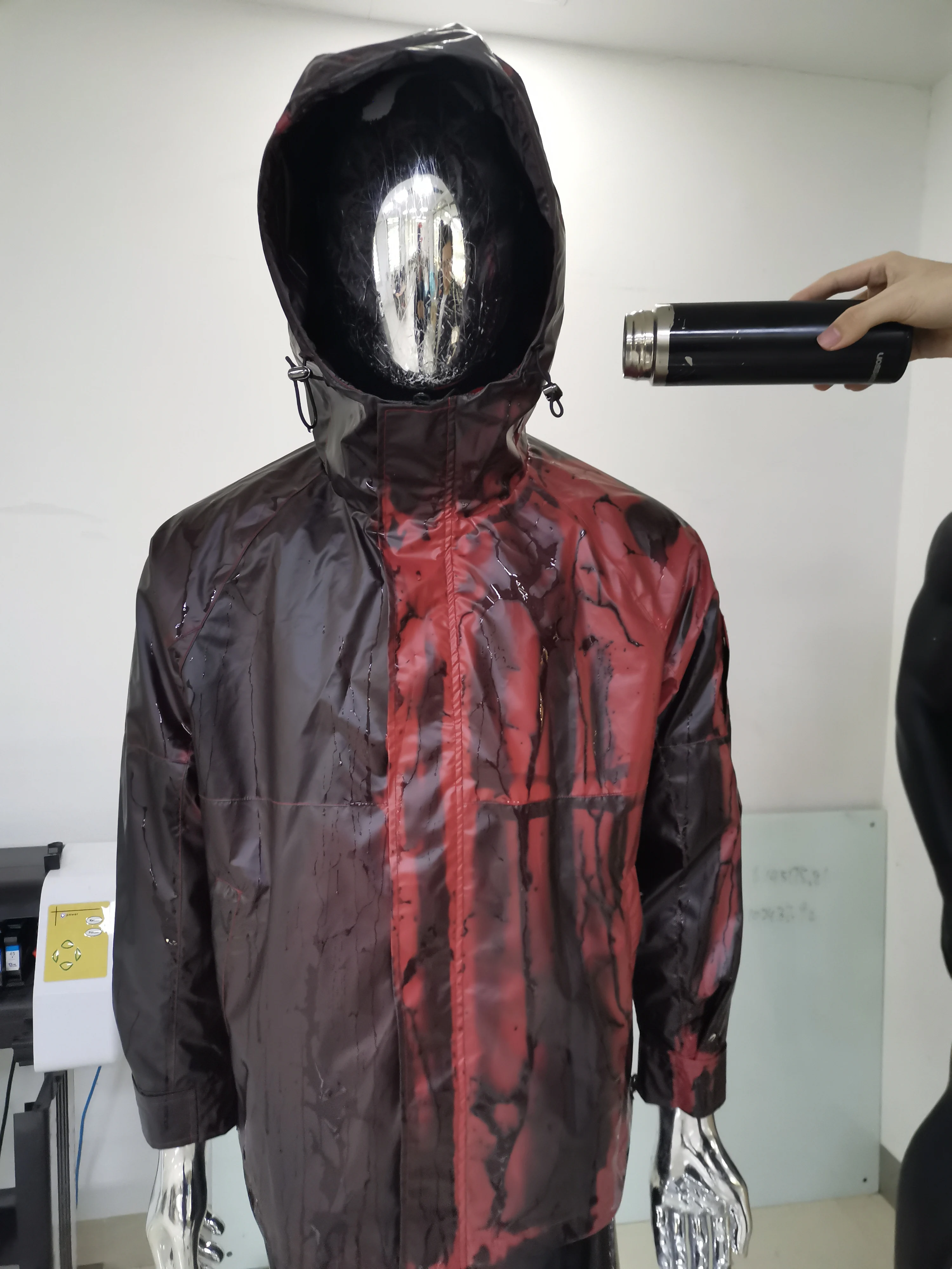 Heat Reactive Jacket Men's Casual Windproof and Waterproof Heat Reactive  Color Changing Jacket