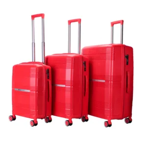 New PP Suitcase Carry on Size Travel 22"/24"/26"/28" Hard Shell Lightweight Design Handiness Suitcase Business Luggage on Sale