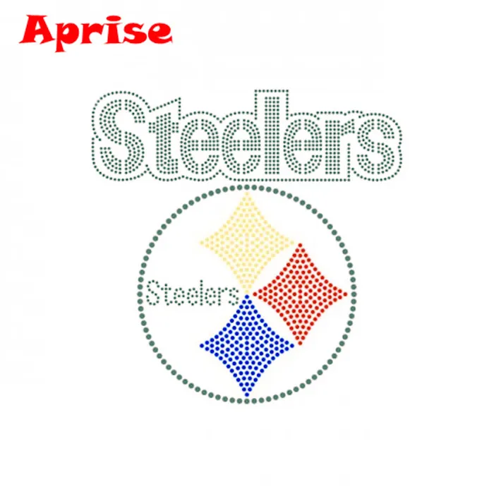 STEELERS Mascot Rhinestone Transfer Iron On - Texas Rhinestone