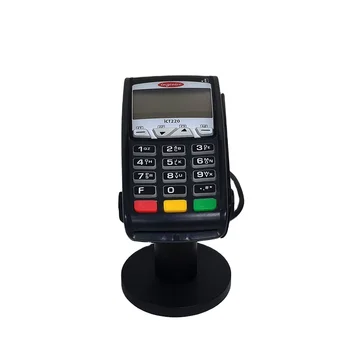 Universal Rotatable Payment Terminal POS Display Holder Black Mental Plastic Bracket Stand