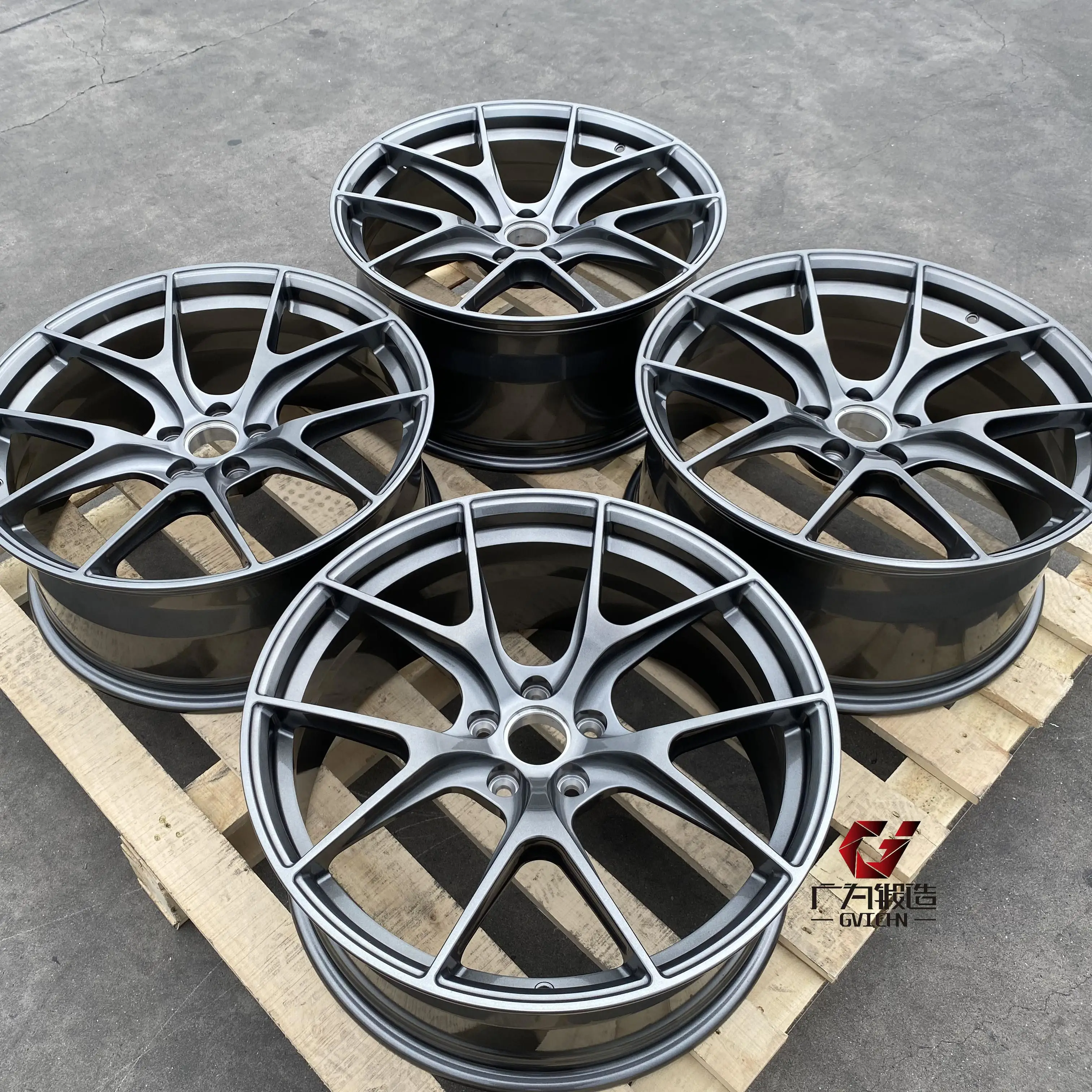 GVICHN Custom 16 17 18 19 20 21 inch Forged 6061Alloy Wheel Rim 5x112 5x114.3 5x120 5 Spoke Concave Passenger Car Wheel for BMW