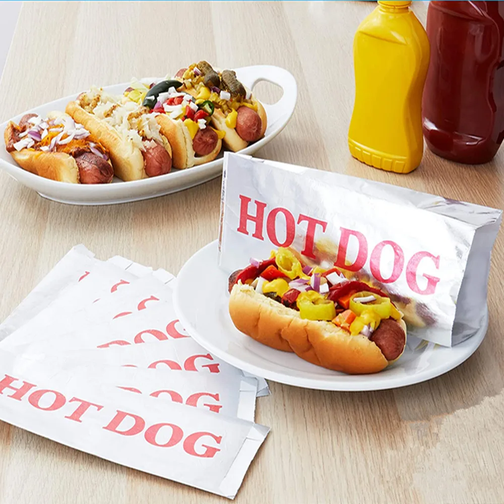 Hot Dog Bags Aluminium Foil Packaging Bags