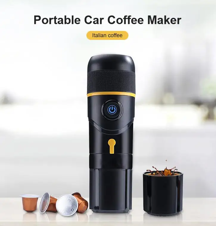 Portable Mini Coffee Maker for Car and 