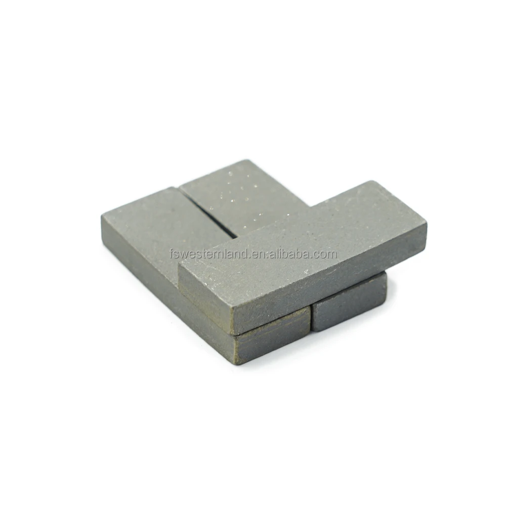 Concrete diamond segments