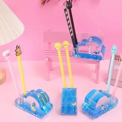 Канцелярские принадлежности для студентов и офиса, 2022 функциональный пластиковый акриловый круглый держатель для ручек с жидким песком