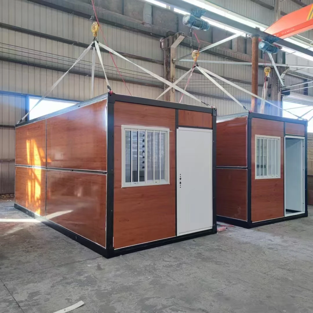 Ready Made to Live in Portable Folding House Movable Prefabricated Tiny Mobile Container Home with Porch