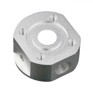 Custom CNC Machining & Manufacturing Industrial Hydraulic Adapter Block | High-Pressure 40MPa | for Valve/Pump Mounting