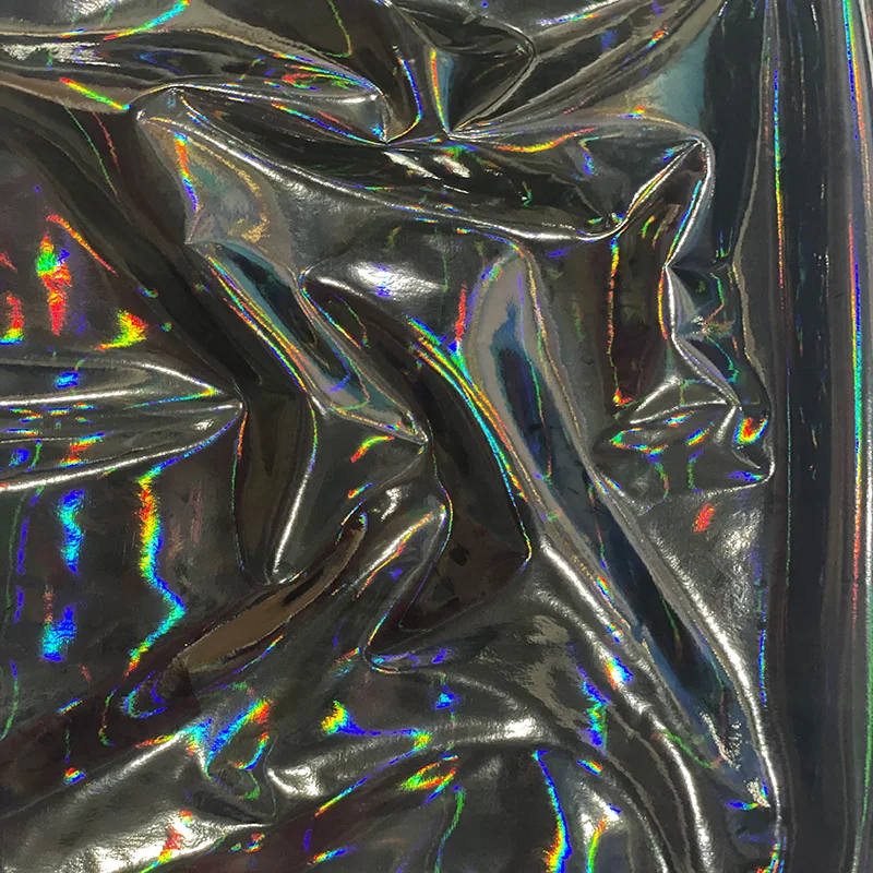 2024 Shiny Pu Fabric Leather Pattern Artificial Leather Factory Made 4 Way Stretch Leather