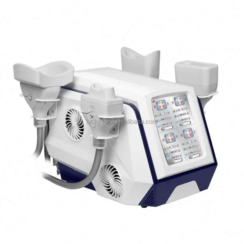 360 Cryo 4 Handles Fat Removal Cool Slimming Weight Loss Machine Cryolipolisis Vacuum Cavitati0n Body Sculpting