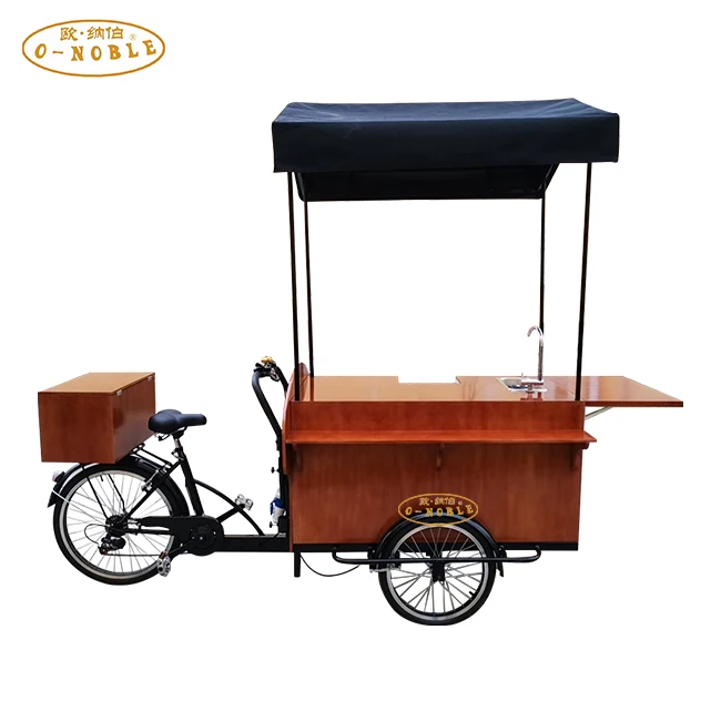 O-NOBLE Coffee Bike Efficient Mobile Coffee Shop Tricycle