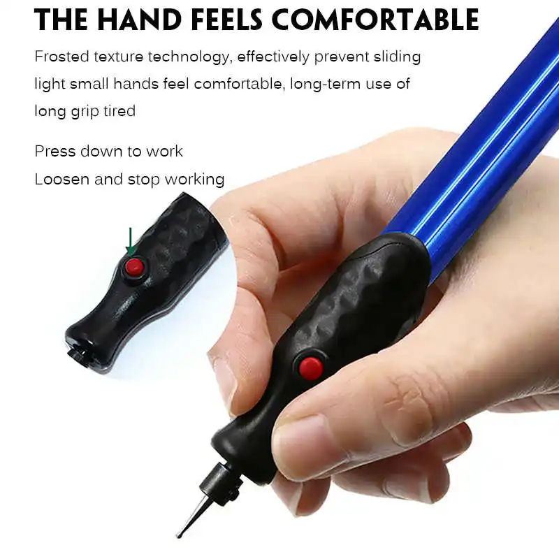 CORDLESS ENGRAVER PEN FOR GLASS WOOD PLASTIC METAL BY TOOL SOLUTIONS NEW