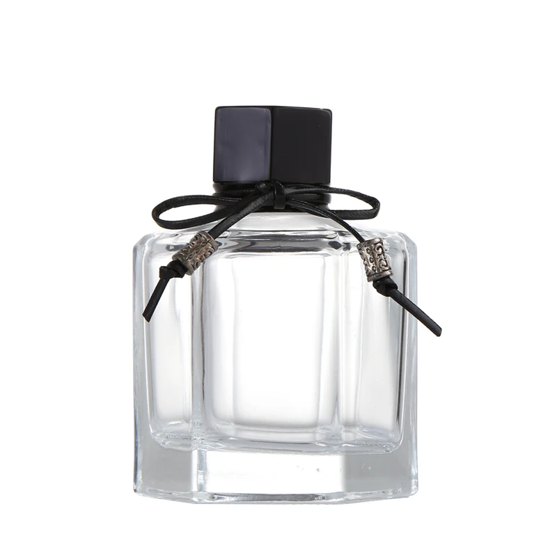 Glass Transparent Aromatherapy Reed Diffuser Bottles Luxury with Caps