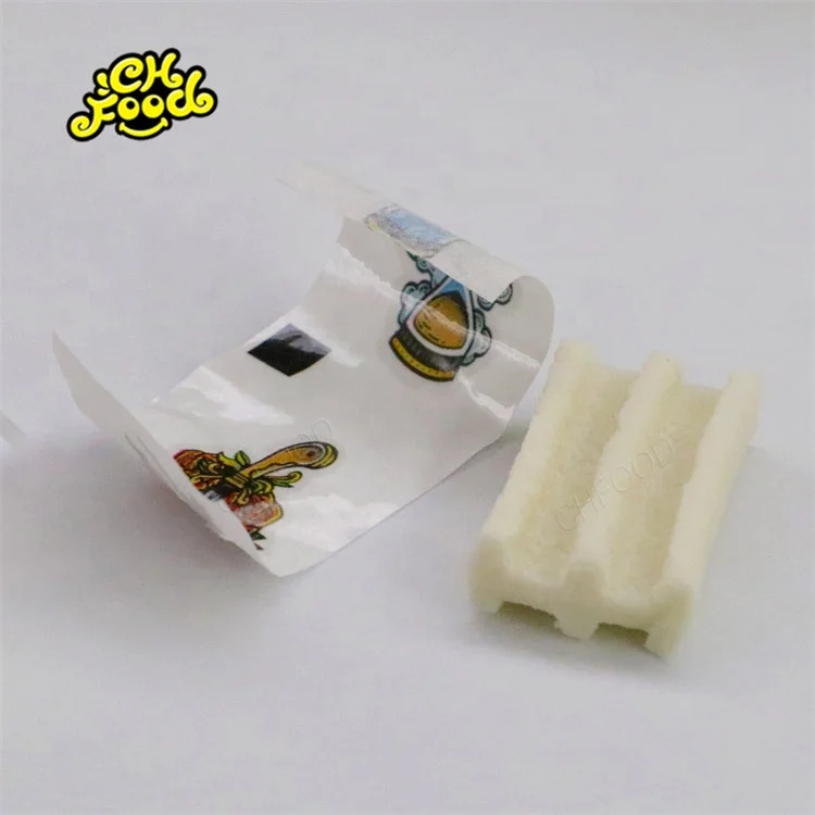 Wholesale and OEM Fruit Flavor VC Bubble Gum with Tattoo in Lunch Box Halal Candy for Kids Chewing Gum Candy