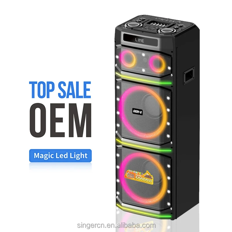 GD-2136 12 Inch Portable Trolley Party Speaker for Karaoke System