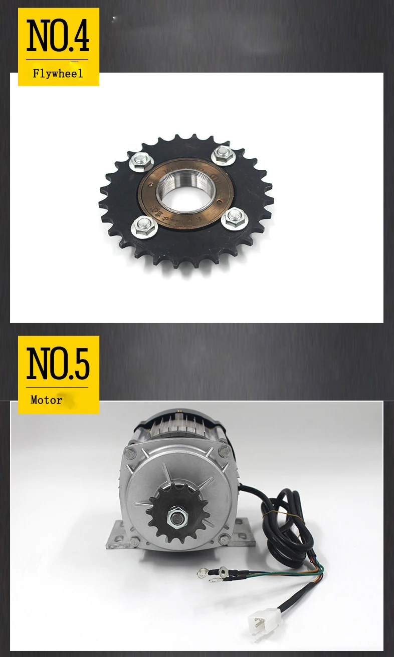 3 Wheel Good Look Rickshaw Spare Motor Parts Kits Electric Tricycles