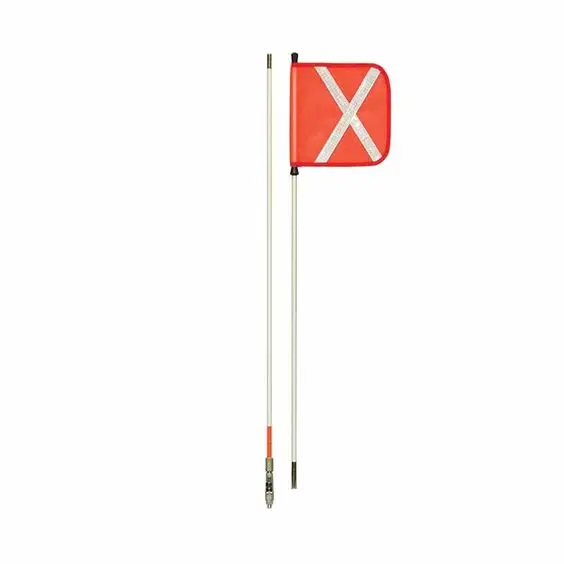 Chset 2021 LED WARNING Mining FLAG Safety Whip With Spring and Light