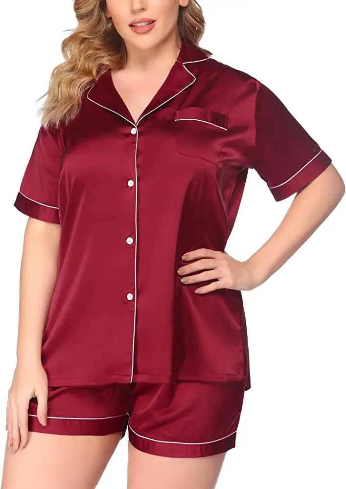 Nantex Custom Summer Plus Size Sleepwear 4xl Short Pyjama Sets Women