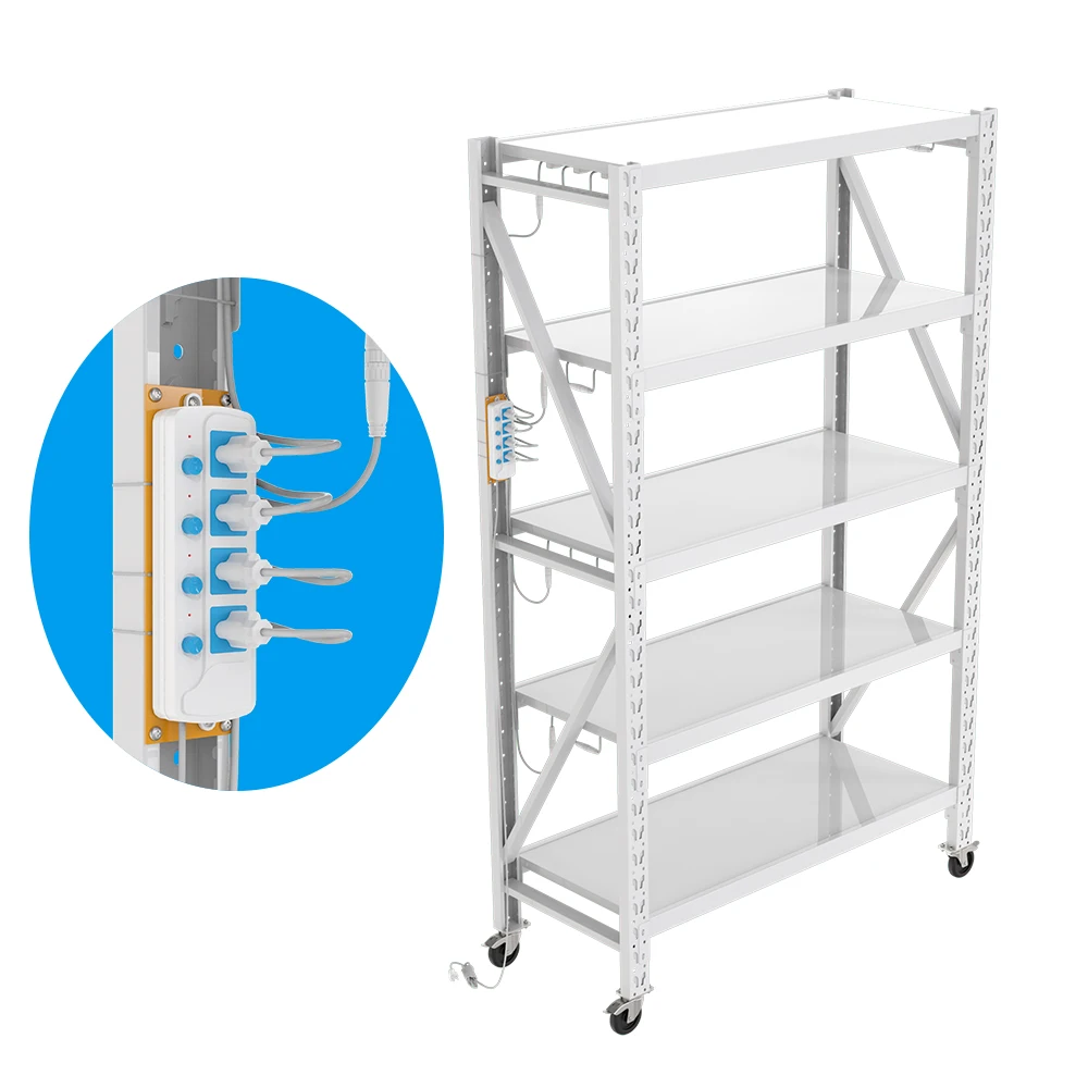 2023  5 Layer Growing Shelves Vertical Grow Rack Rack Seedling Growth Bench with Lighting System