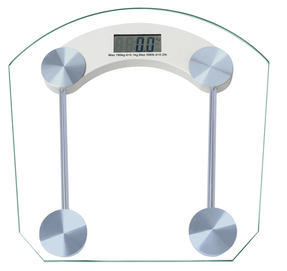 180kg/100g 26CM Home Human Body Electronic Weighing Scale Electronic Health  Scales Weighing Glass Scale Personal