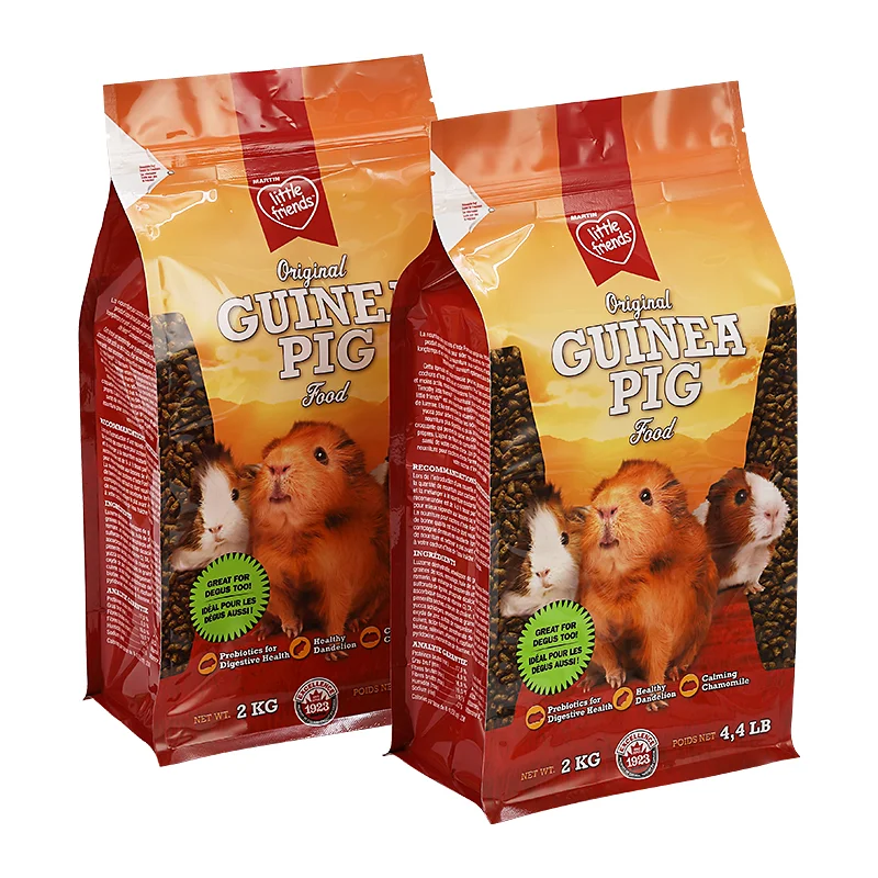 Eco Friendly 2kg 5kg 10kg Flat Bottom/side Gusset Cat Dog Pet Food
