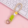 1 khaki with white dots-bead color random
