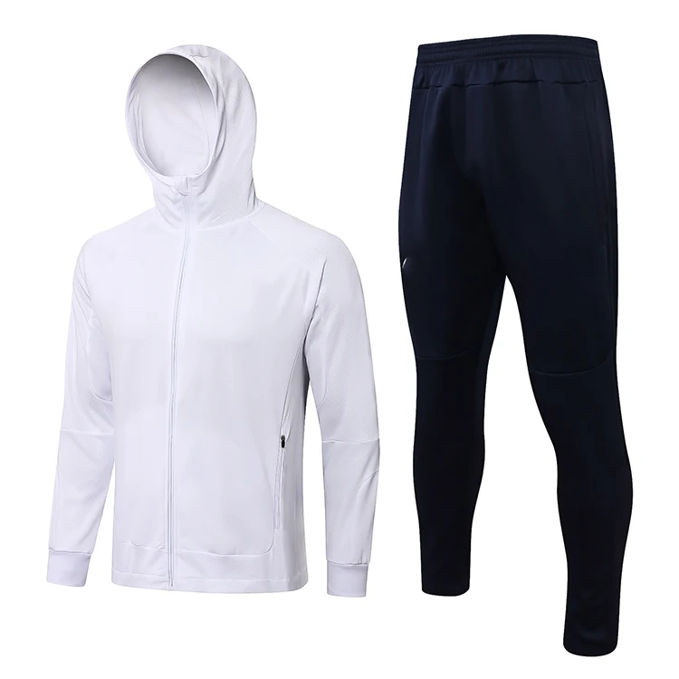 High Quality Custom Colorful Mens Sweat Suits 2 Pieces Hoodie Jogging Suit Fall Running Set Men Long Sleeve Jacket