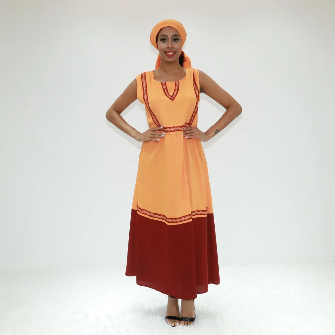 Modest Dress African Dera AY Fashion SG436 Tanzania Clothing Kaftan