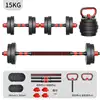 Excelente set 4 en 1 de gran valor - 30j/15j - 2 piezas - mancuerna - kettlebell - push