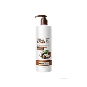 500ml New Discounted Body Wash Bath Cream Herbal Infused Moisturizing Coconut Oil Shower Gel with OEM Fragrance