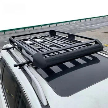 Roof luggage rack cargo basket rack with universal extension car roof luggage rack SUV truck car