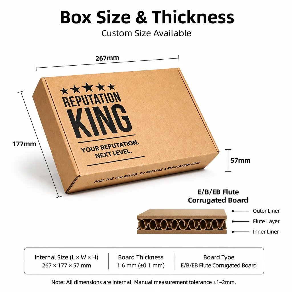 Custom Tear Away Corrugated Mailer Box E-commerce Shipping Box with Easy Open Strip Wholesale