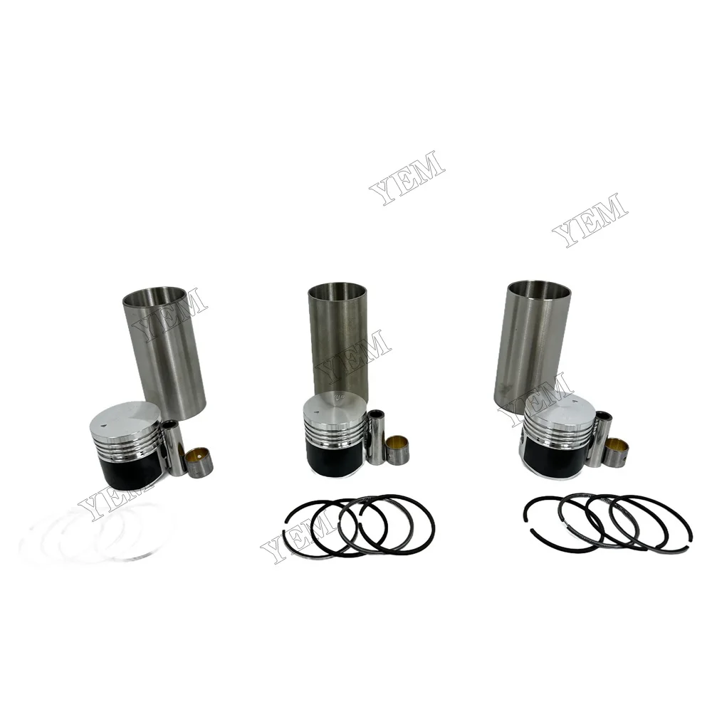 Cylinder Liner Kit Fit for Mitsubishi K3B Engine 3