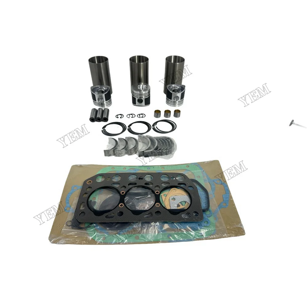Overhaul Kit With Bearing Set Compatible for Mitsubishi K3E Replacement Genuine Engine Parts 6