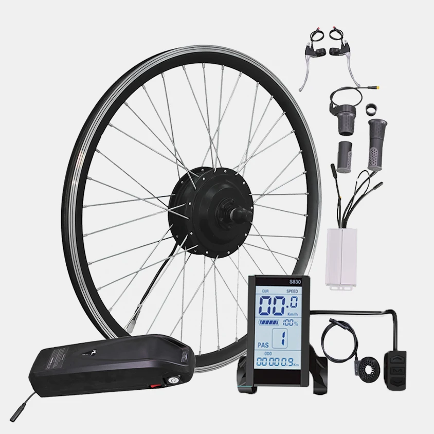 Electric Bicycle Hub Motor Kit With Battery Price Low Price Hub Motor Kit 1000w E BIKE Electric Bicycle Hub Motor Kit With Battery Price Low Price Hub Motor Kit 1000w E BIKE