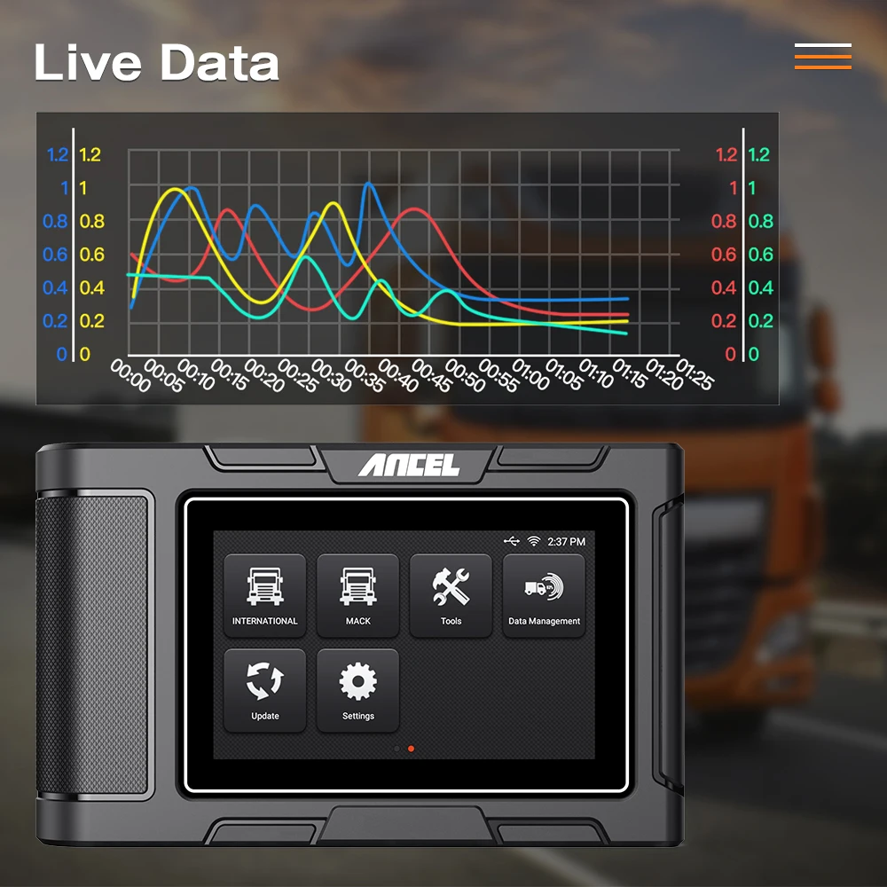 ANCEL HD3200 Truck and Car