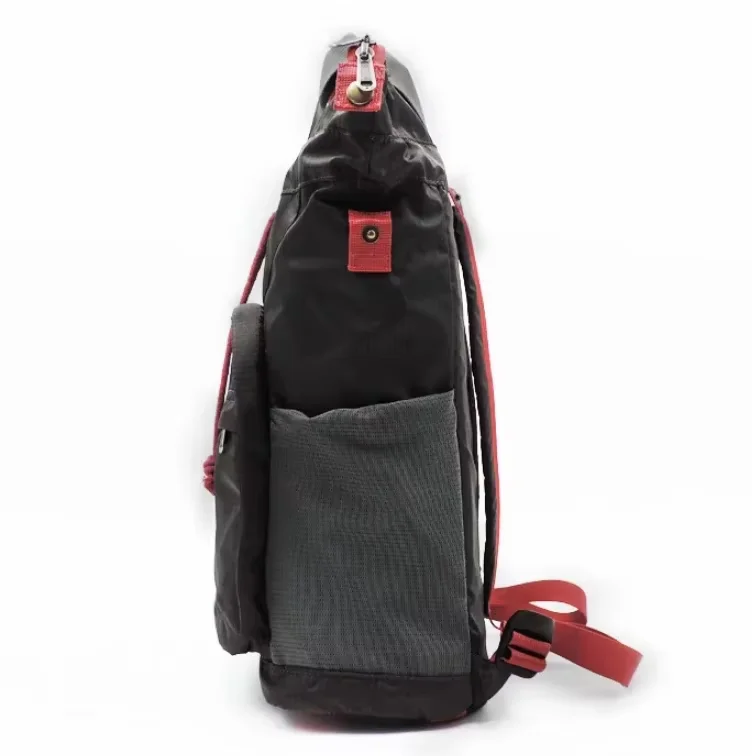 Roll-Top Waterproof Backpack with New Design for Travel and Cycling Polyester Lining Zipper Closure 20-37L Capacity