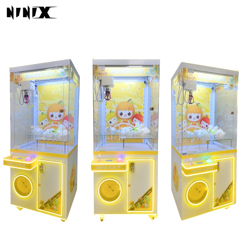 Arcade Cheap Vending Machine Amusement Park Yellow Claw Machine Selling Canadian Large Crane Snack Gift Doll Machine