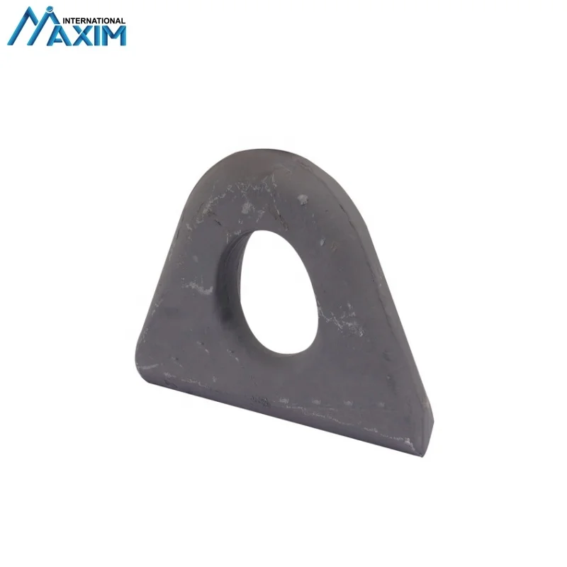 Marine Container Fittings Forged Steel Weld-On Shipping Container Single Eye Lashing Plate