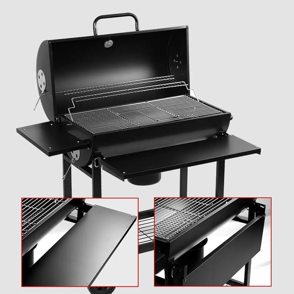 langs duisternis Nauwkeurigheid Garden Heavy Duty Barrel Offset Smoker Trolley Oil Drum Bbq Charcoal Grill  Outdoor - Buy Oil Drum Charcoal Bbq Grill,Oil Drum Barbecue Grill,Bbq  Charcoal Grill Product on Alibaba.com