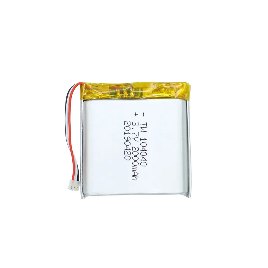 hot selling rechargeable li-polymer battery 3.7v 2000mah 104040 lipo batteries with cheap price