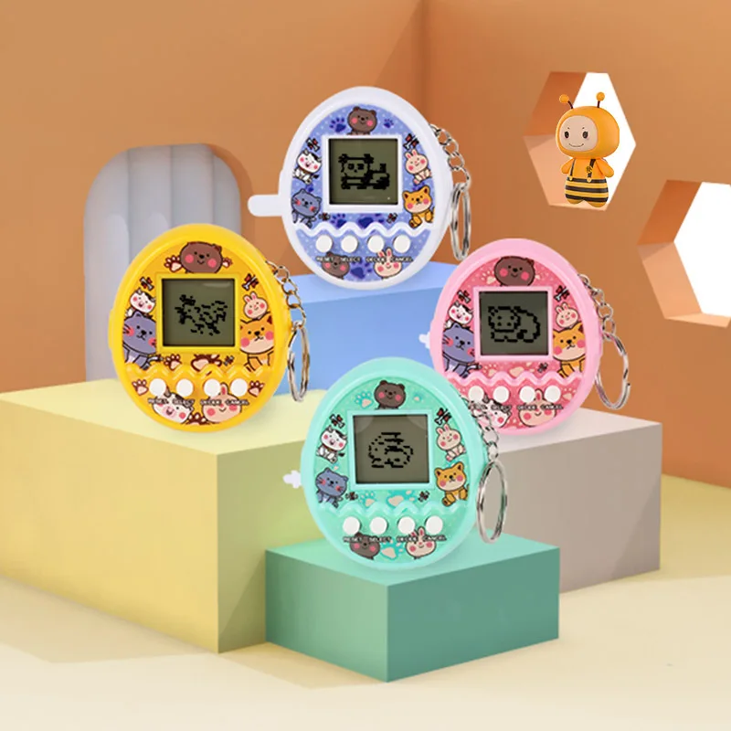 Мини портативные электронные игры Tamagotchi цвет