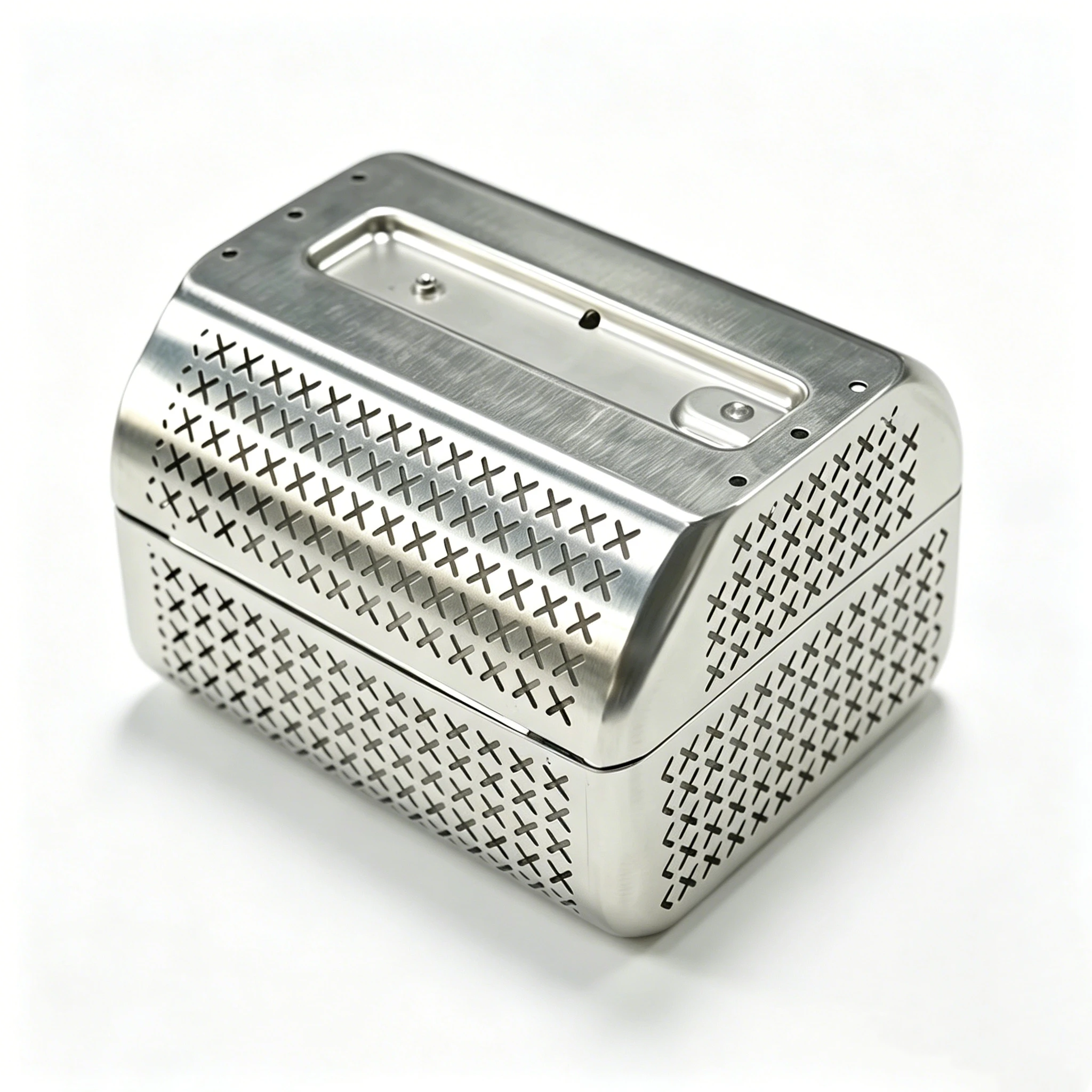 Custodia metallica per stampaggio personalizzata OEM, acciaio inossidabile 304/316, punzonatura laser di precisione, assemblaggio con rivetti, produttore specializzato nella carpenteria metallica