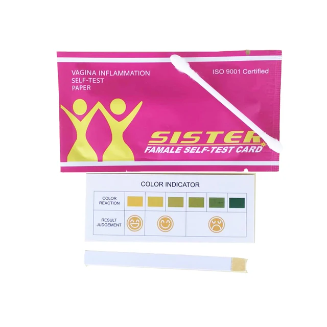 Custom Female Self Test Card Vaginal PH Test Strips