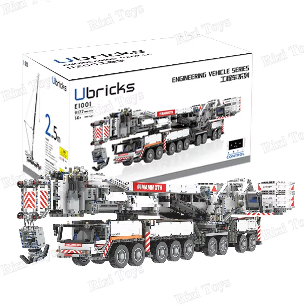 Ubricks Liebherr LTM11200 モバイルクレーン模型 9177ピース 大人向け