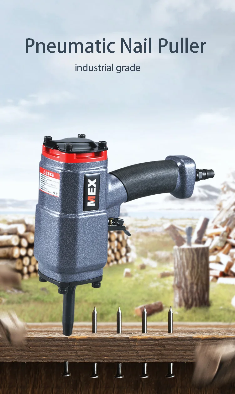 Heavy Duty Pneumatic Nail Puller 5mm Arracheongles Nail Remover Industrial Grade Nail Puller